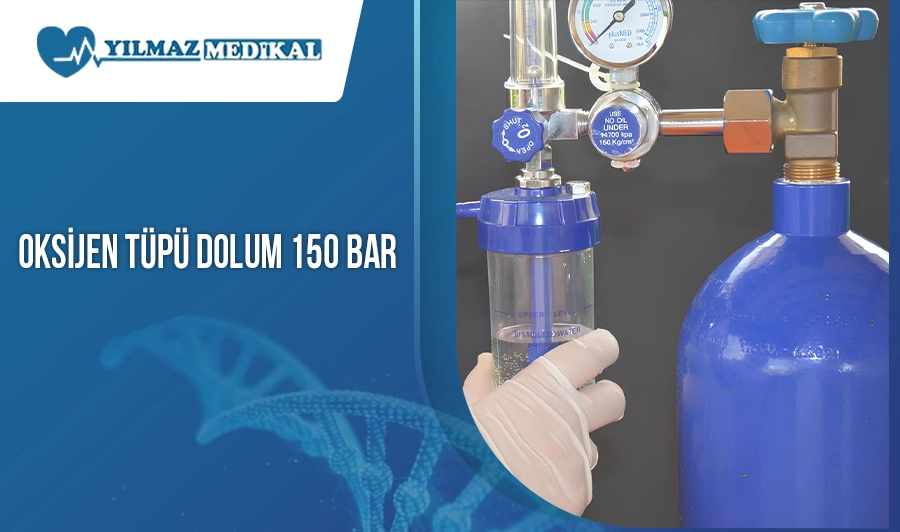 Oksijen Tüpü Dolum 150 Bar