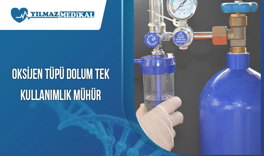 Oksijen Tüpü Dolum Tek Kullanımlık Mühür